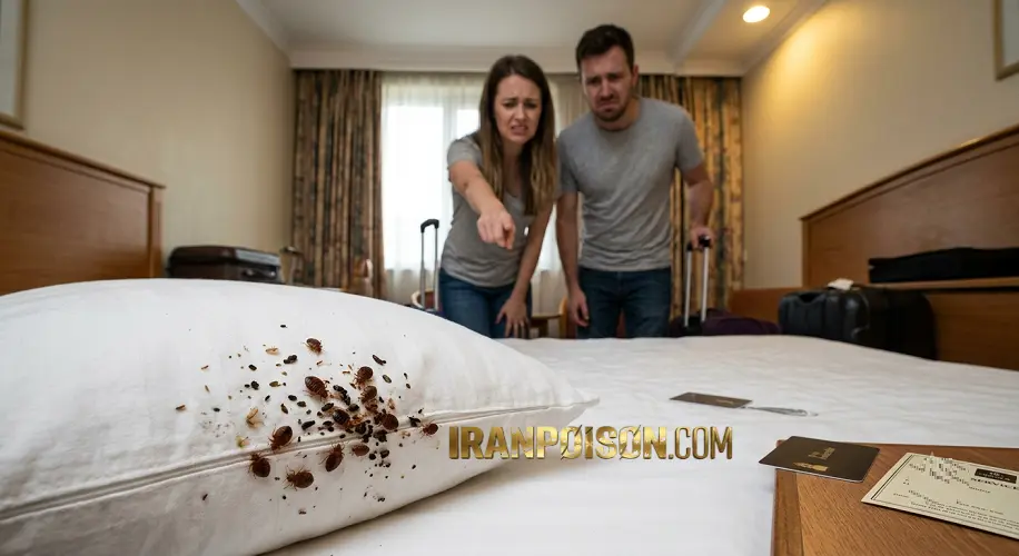 تشک آلوده به ساس