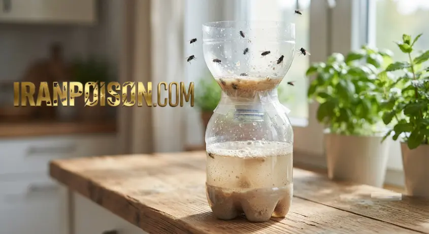 درست کردن تله مگس در خونه