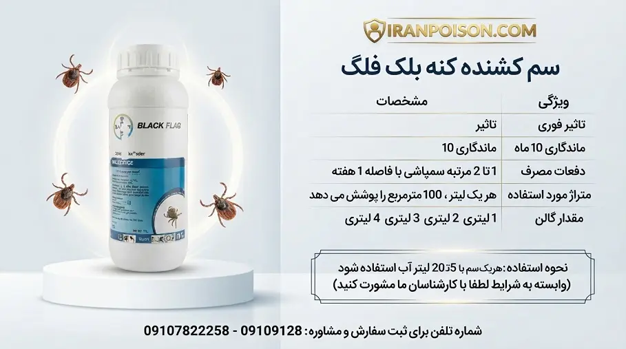 سم کنه بلک فلگ