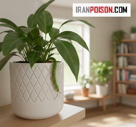 روش صحیح استفاده از سم هاریس در گلدان